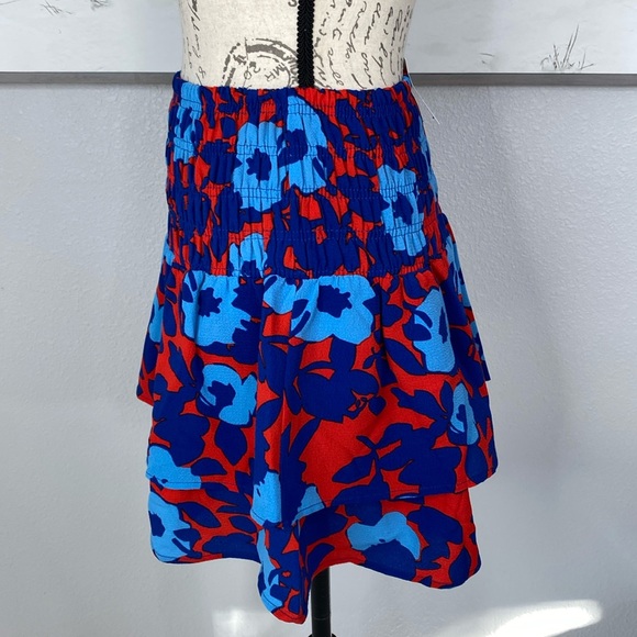 NWT🌺Sugarlips Matador Floral Eclipse Ruffle Skirt Size XS - Picture 7 of 16